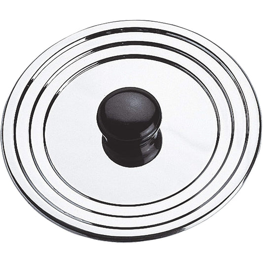 Sitram Silver Stainless Steel Compact Cookware Lid – Durable Dishwasher Safe
