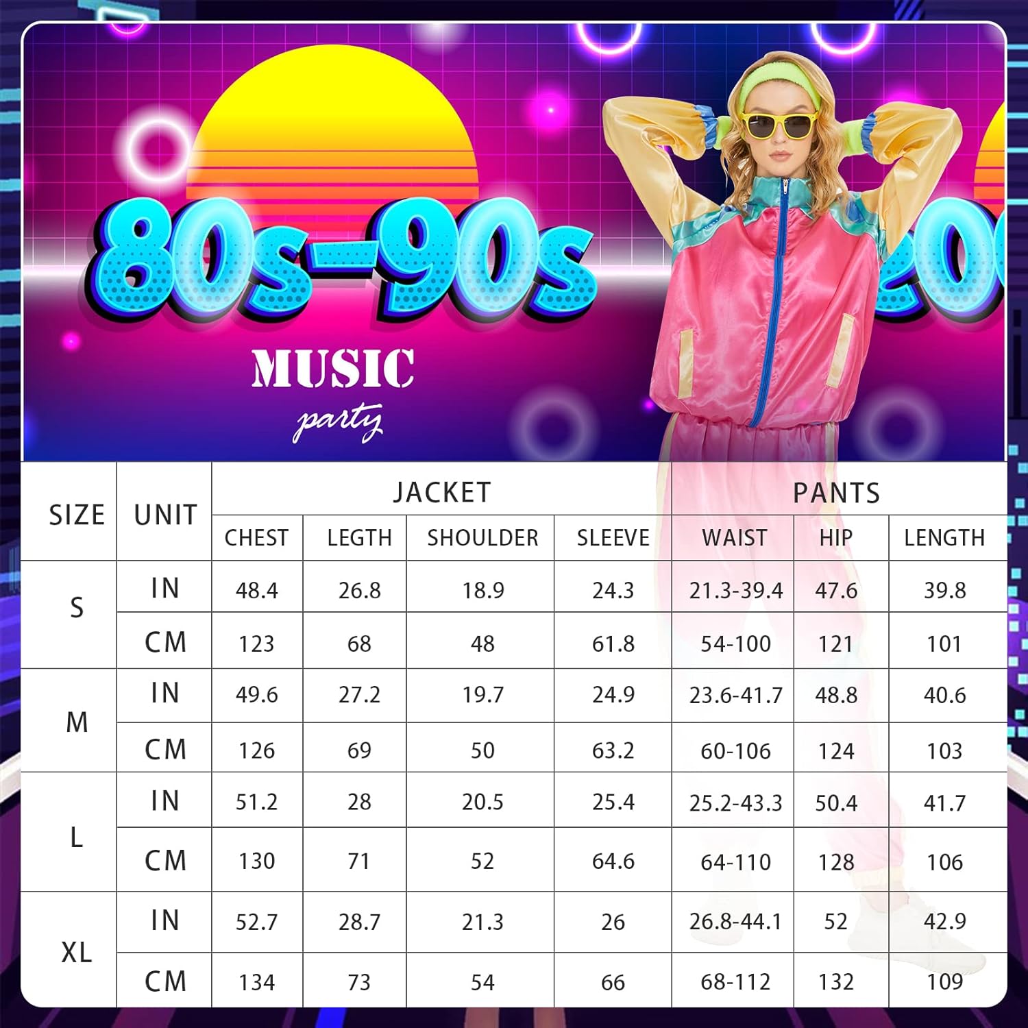 Hereneer Retro 80s 90s Pink Tracksuit with Accessories