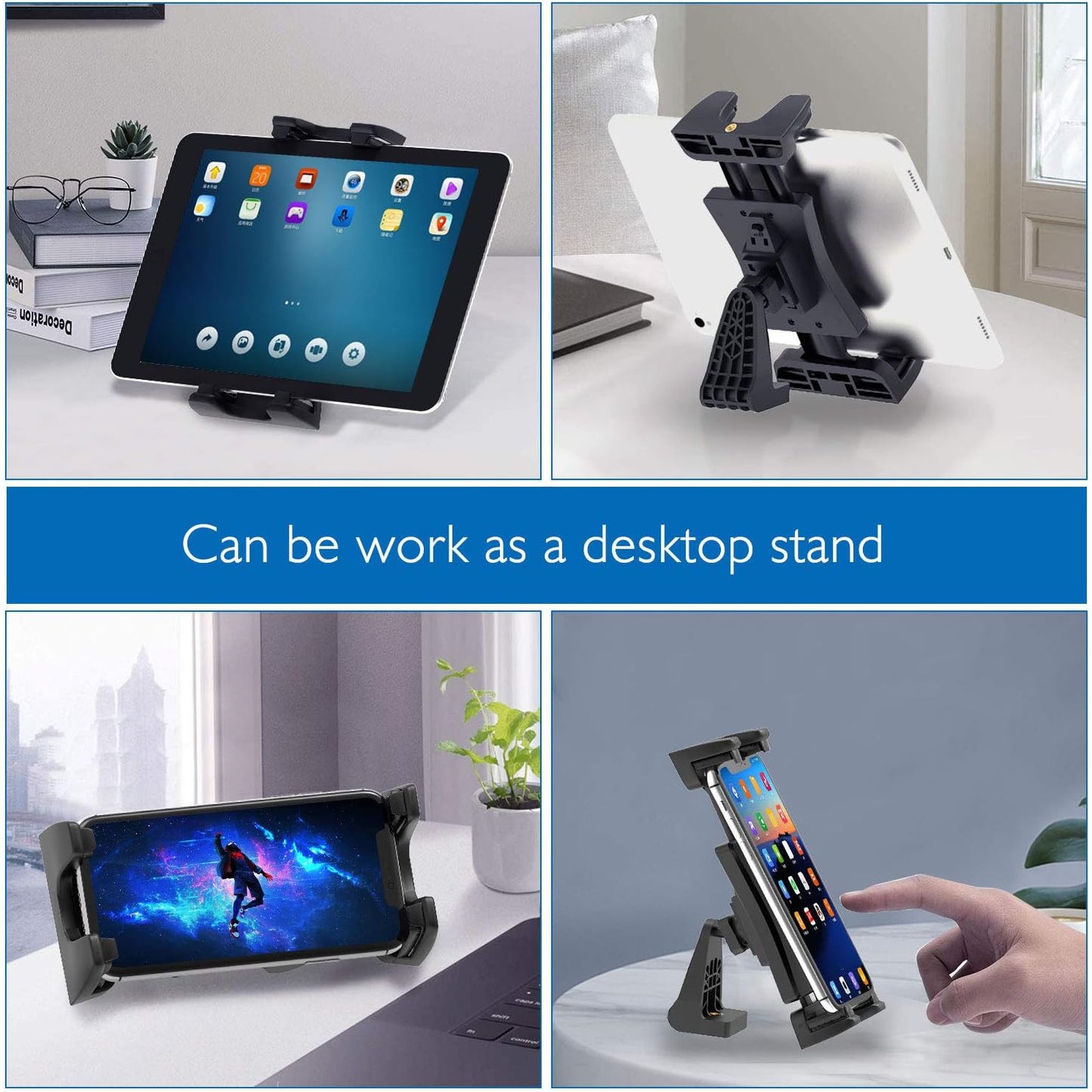 Cenawin Universal Tablet Tripod Adapter for 4.7‑12.9‑Inch Devices