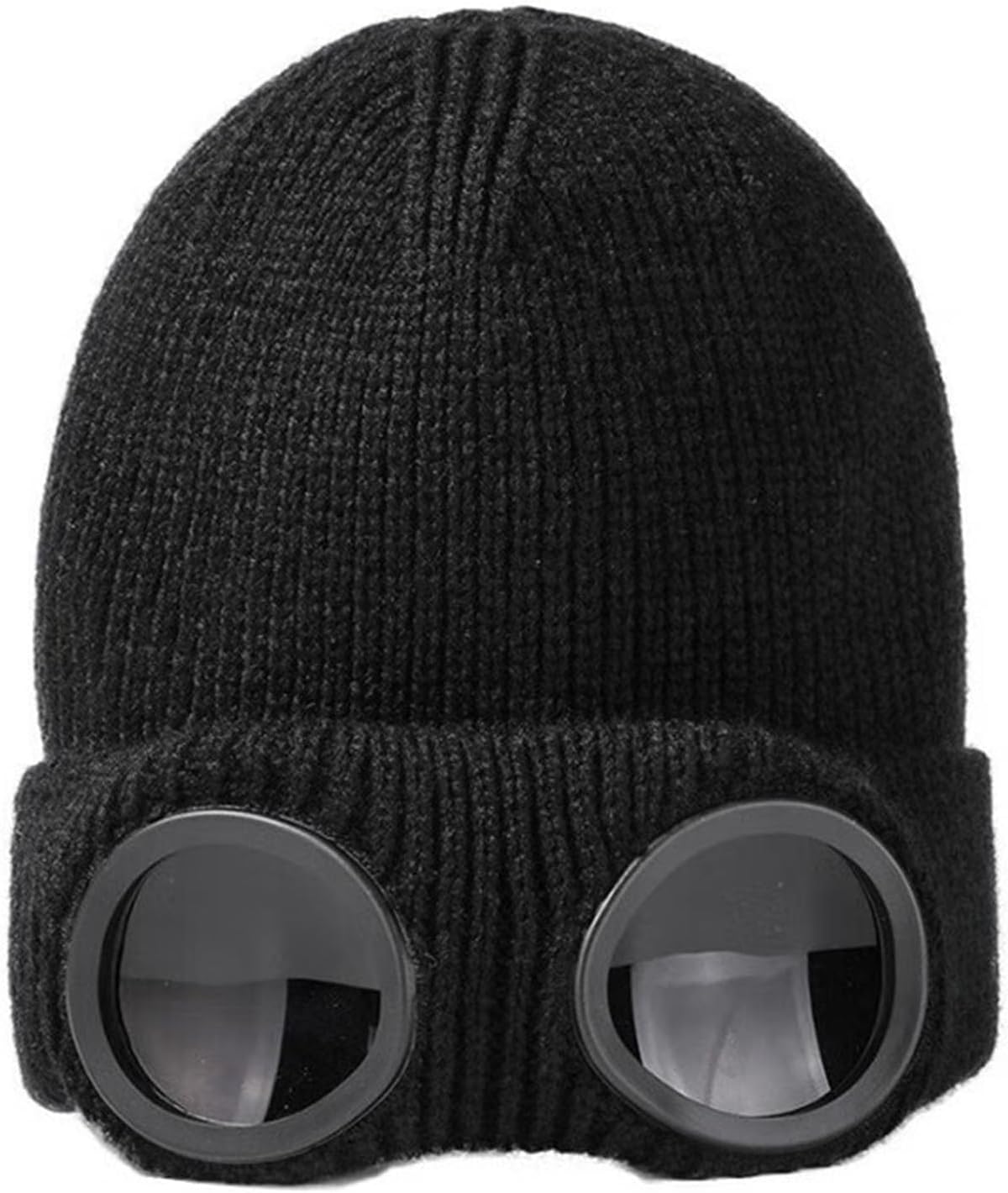 Tainrunse Anti-slip Knitted Beanie with Glasses – Warm Unisex Hat