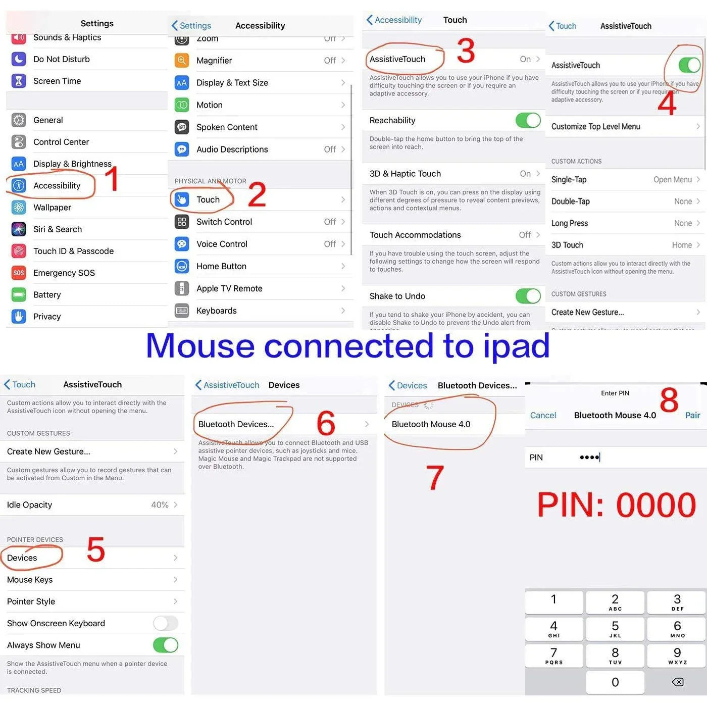 PEIBO Dual-Mode Bluetooth Wireless Mouse with USB‑C Adapter - Gomix Brands Outlet