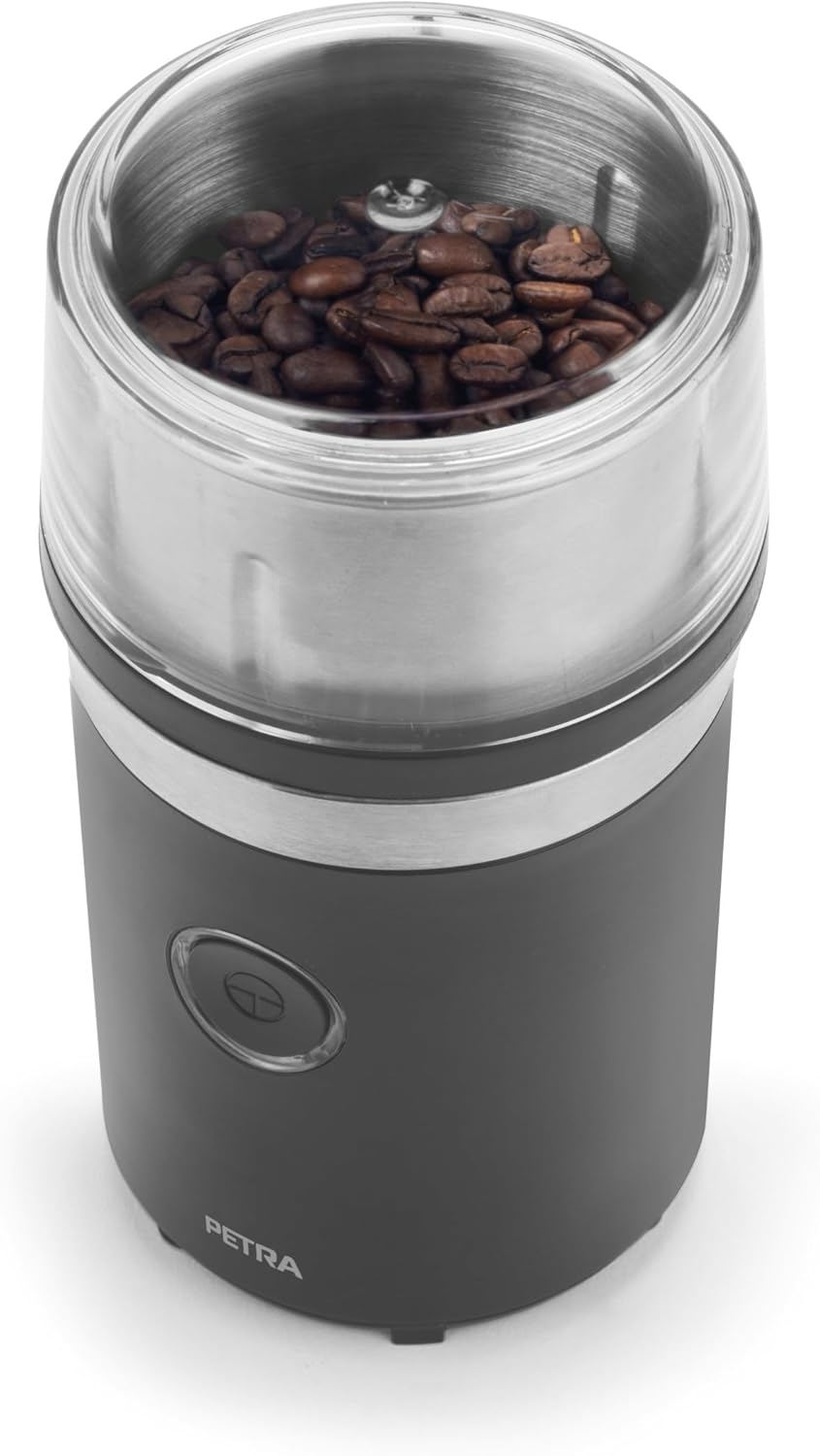 Petra 210W Coffee & Spice Grinder, 70g Capacity, Stainless Blade