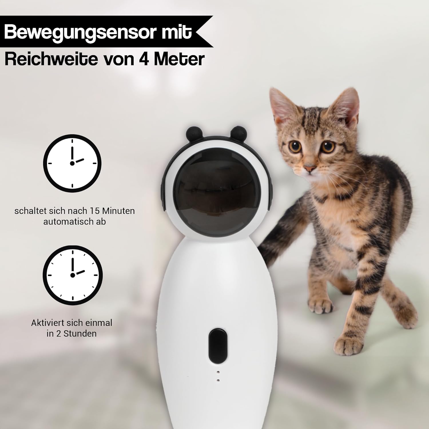 Interactive Automatic Laser Pointer Cat Toy by Koenigsdoerfer & Sohn
