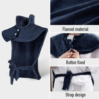 CHRUN Heating Pad for Back and Shoulder Pain Relief 4 Heat Settings 61 x 86 cm 2-Hour Auto Shut-Off Machine Washable Blue