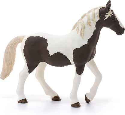 Schleich Pinto Mare Figurine – Detailed Multi‑Color Farm Horse Toy