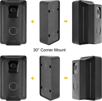 iTODOS 6600mAh Solar Charger for Blink Video Doorbell – Waterproof IPX7 Mount - Gomix Brands Outlet