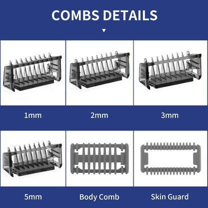 Yinke Shaver Stand with Guide Comb Set for OneBlade QP2520 QP2630