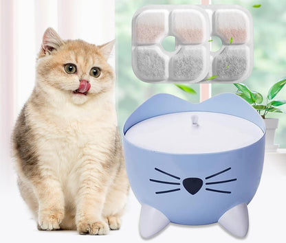 Premium Triple Action Cat Water Fountain Filters for 2.5L Pet Drinking Dispenser