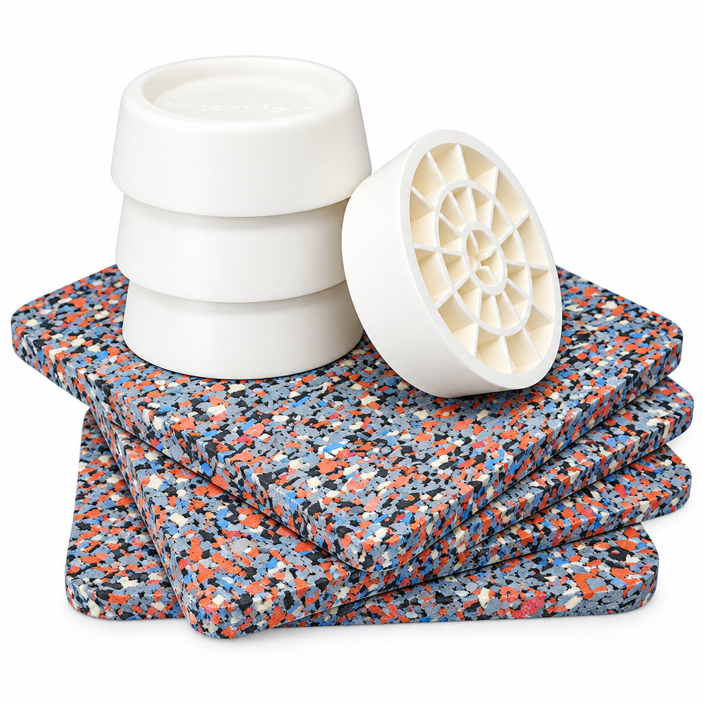 intervisio Universal Anti-Vibration Washing Machine Pads Set of 4 AD202