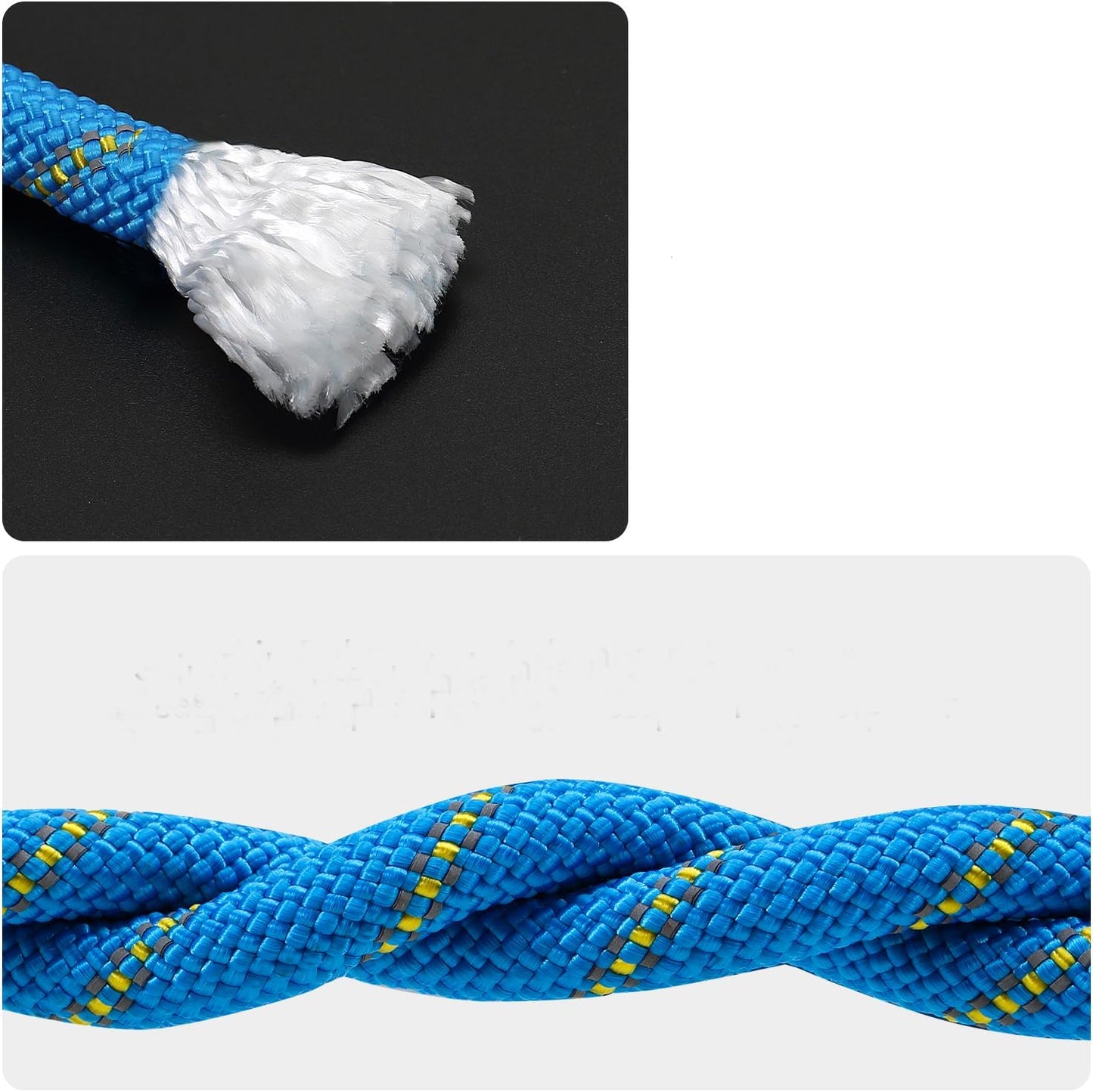 NorthPada 10mm x 10m Reflective Blue Marine Floating Rope