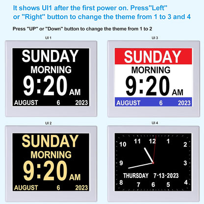 TSITSC 8008 Digital Calendar Day Clock