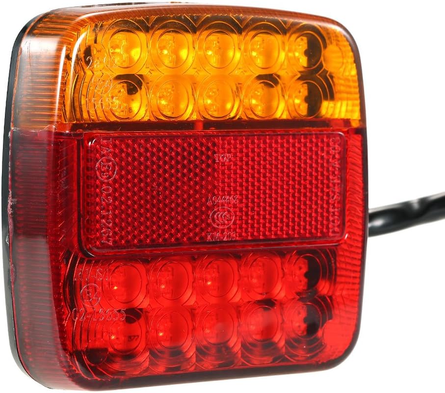 zolyet 12V Rear Stop Tail Indicator Lights 2 Pcs