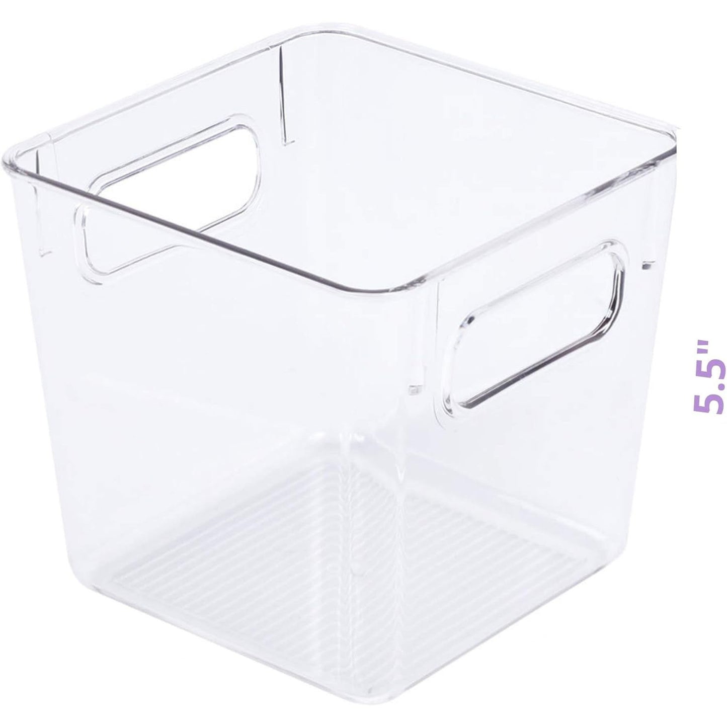 Soko Design 2-Pack Clear Stackable Storage Bins for Fridge