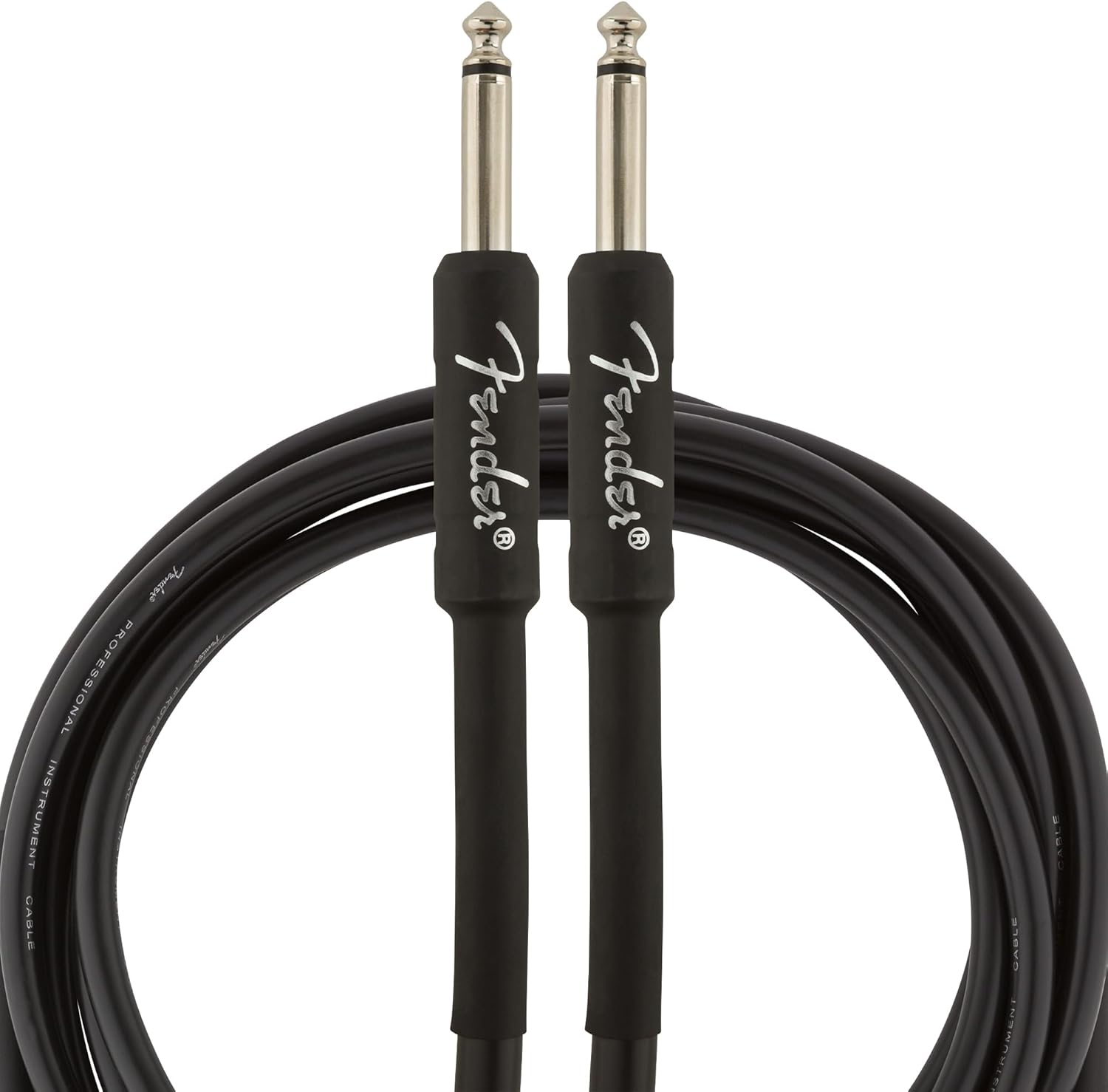 Fender Professional 10ft (3m) Straight Guitar Cable Black