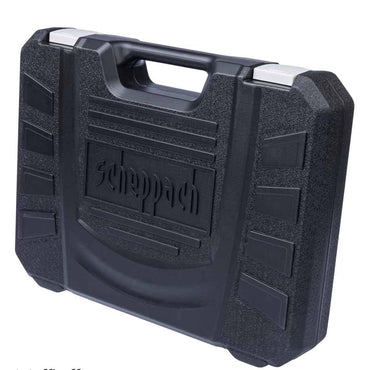 Scheppach 97-Piece Sturdy Plastic Tool Box with Rubber Grip