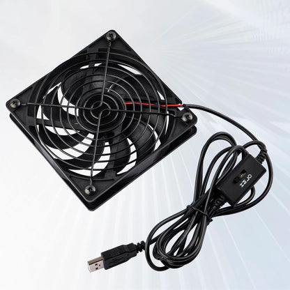 GeeekPi 120mm USB Cooling Fan, 1500 RPM, 53.35 CFM