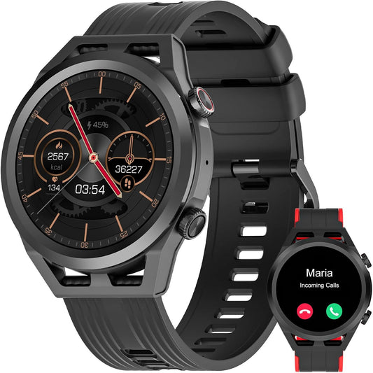 IOWODO R8Pro Waterproof Smartwatch with Call Answer, Music, 24 Sports
