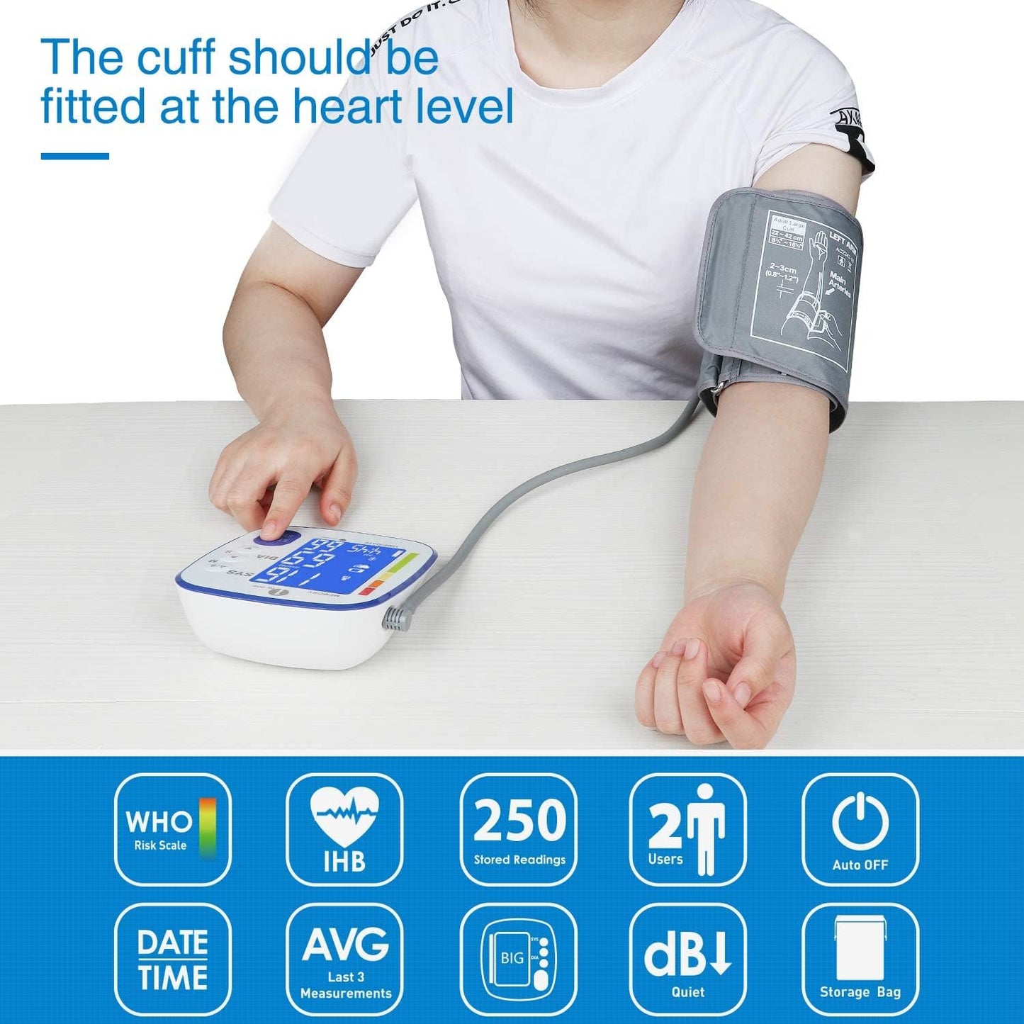 Bluetooth Arm Blood Pressure Monitor (Refurbished B)