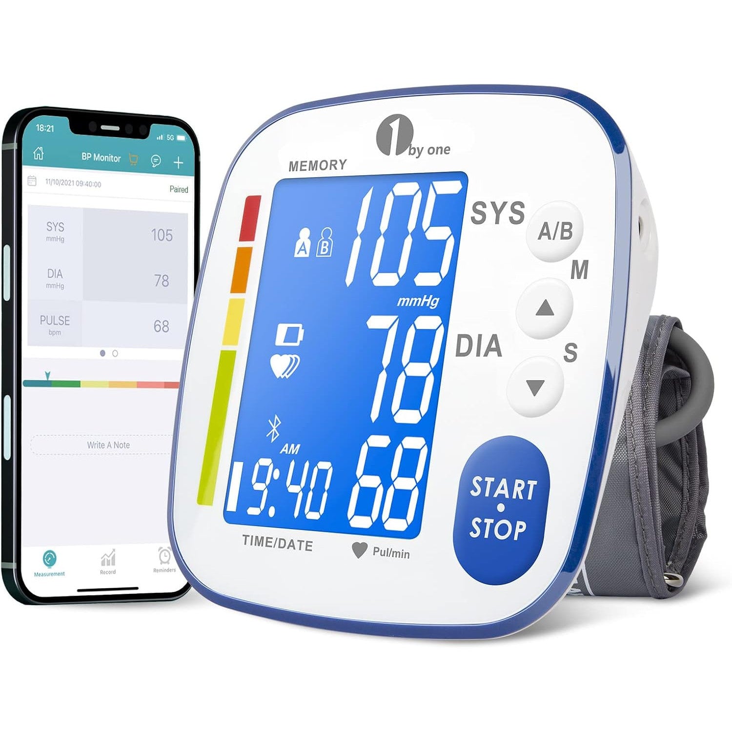 Bluetooth Arm Blood Pressure Monitor (Refurbished B)