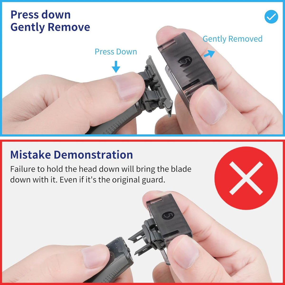 Yinke Shaver Stand with Guide Comb Set for OneBlade QP2520 QP2630
