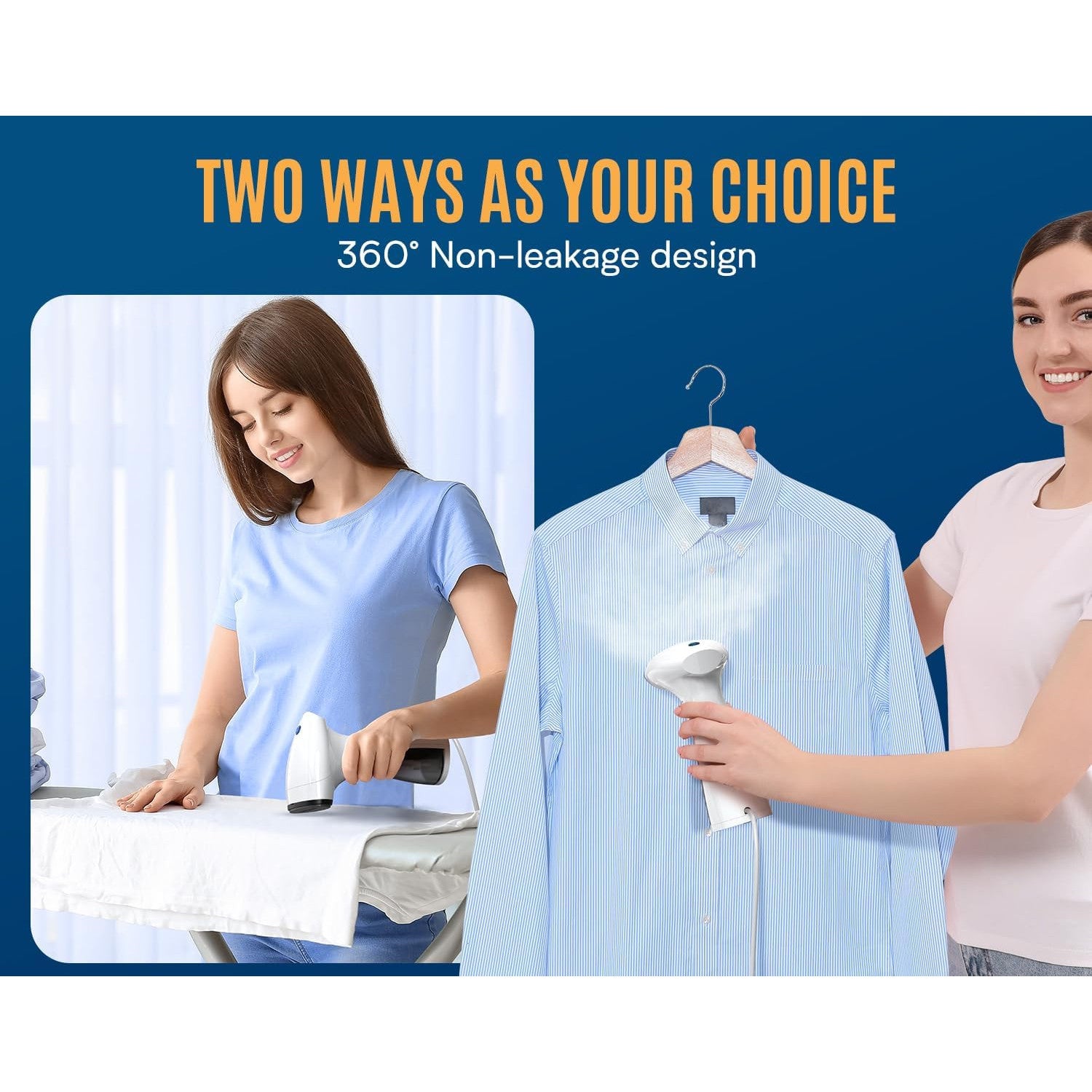 OLAYMEY GY2000 1600W Handheld Clothes Steamer Portable Wrinkle Remover