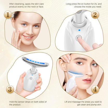 Aiseeok EMSMJYV04 Face Massager 3 Modes 45°C Warming