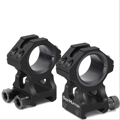 WestHunter Optics Picatinny Rifle Scope Mounting – 25.4mm & 30mm Precision Scope Rings, 36mm Center Height