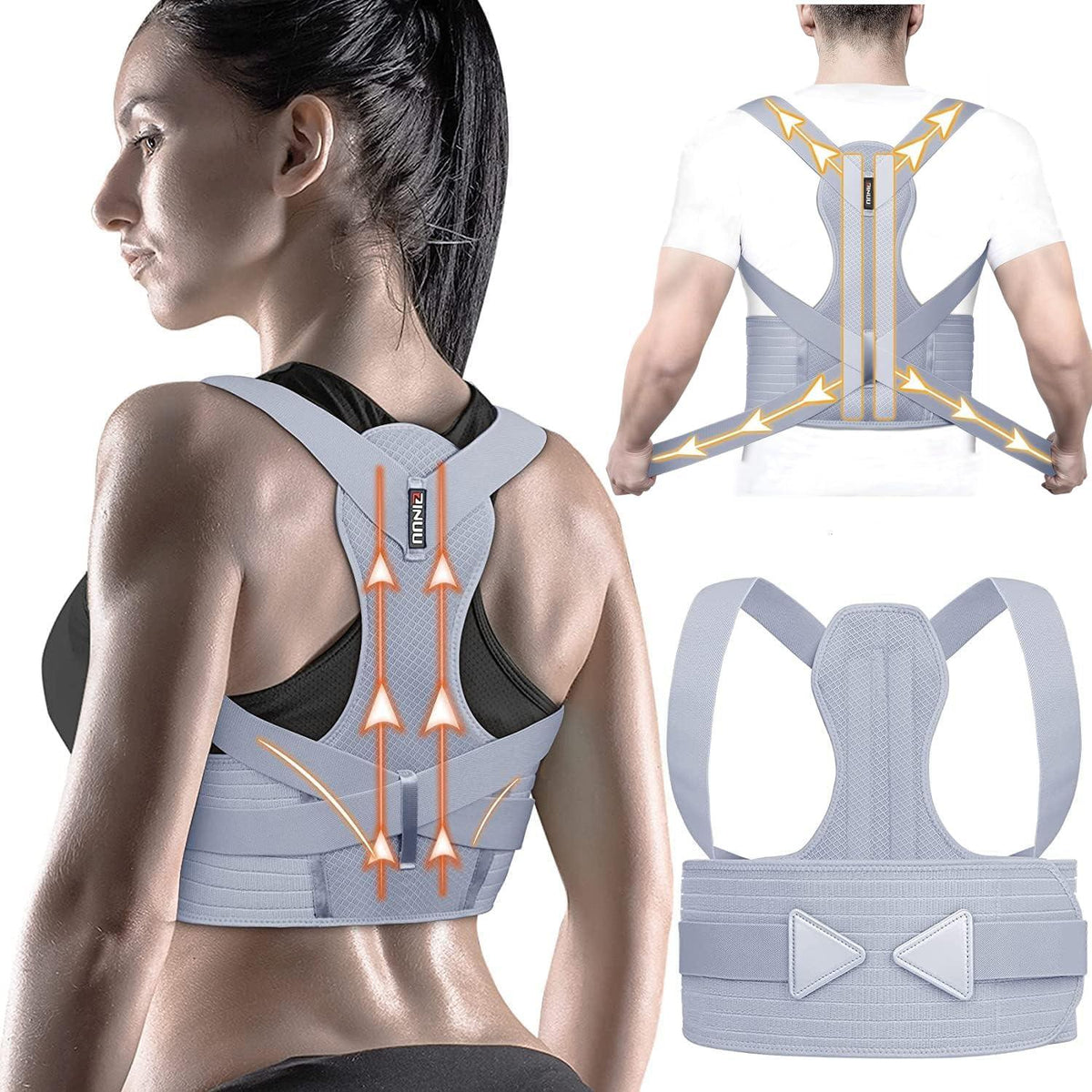 Ultimate Back Posture Corrector for Men and Women, Adjustable Shoulder Support - Gomix Brands Outlet