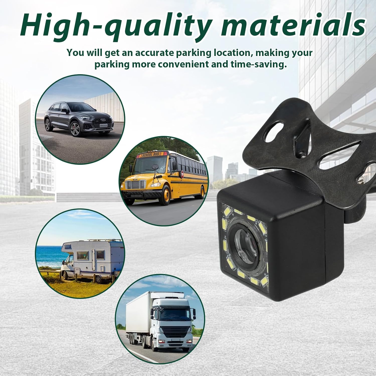 Tuwonwa SHEXIANGTOU-07 Car Backup Camera 12-LED
