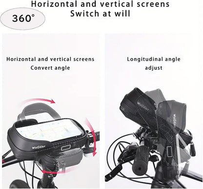 Waterproof EVA Bike Phone Holder Front Frame Bag