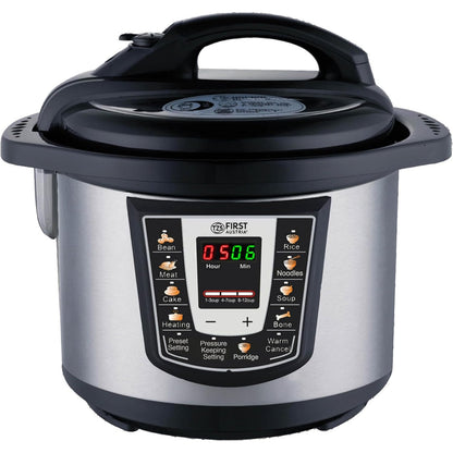 6-Quart Electric Pressure Cooker 9-in-1 Multicooker with Automatic Programs