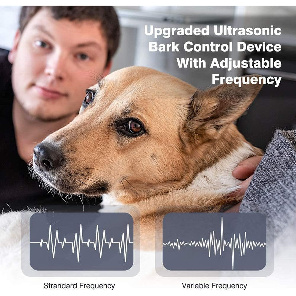 FanaeR Handheld Ultrasonic Dog Repellent & Bark Control Device Dual Frequency