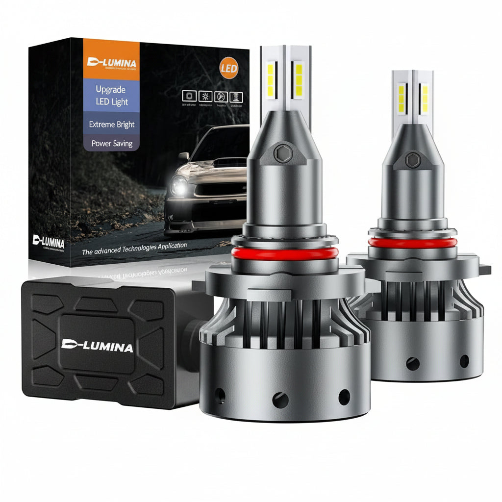 D-Lumina 9012/HIR2 LED Headlight Bulb 20000LM 6500K 120W IP68 2-Pack