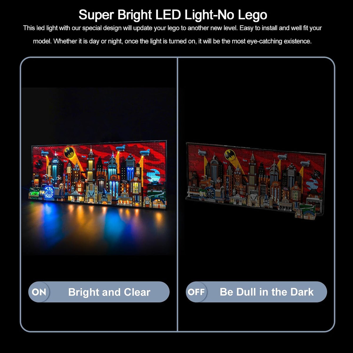 BrickBling 76271 LED Light Set for LEGO Gotham City