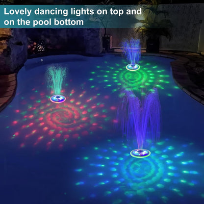 LanBlu CT507LH-EU Floating Pool Fountain with Underwater Lights