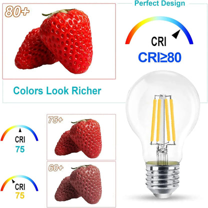 EXTRASTAR Vintage E27 LED Filament Bulb 8W Warm White - Gomix Brands Outlet