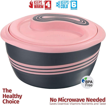 Pinnacle Pink 3.6qt Insulated Casserole Dish with Lid