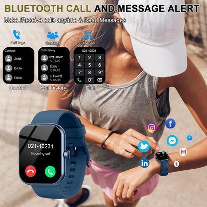 Jugeman Y66 Smart Watch 1.96-inch Blue