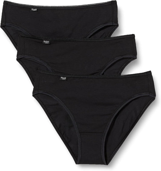 Sloggi Women's 24/7 Cotton H‑Tai C3P High‑Rise Briefs – 3 Pack