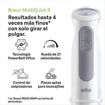 Braun MultiQuick 5 MQ 50.001 M Hand Blender 600ml 1000W White