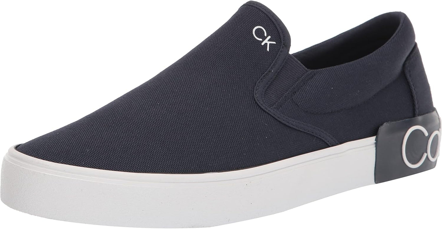 Calvin Klein Men's Ryor Slip-On Sneaker with Elastic Vents