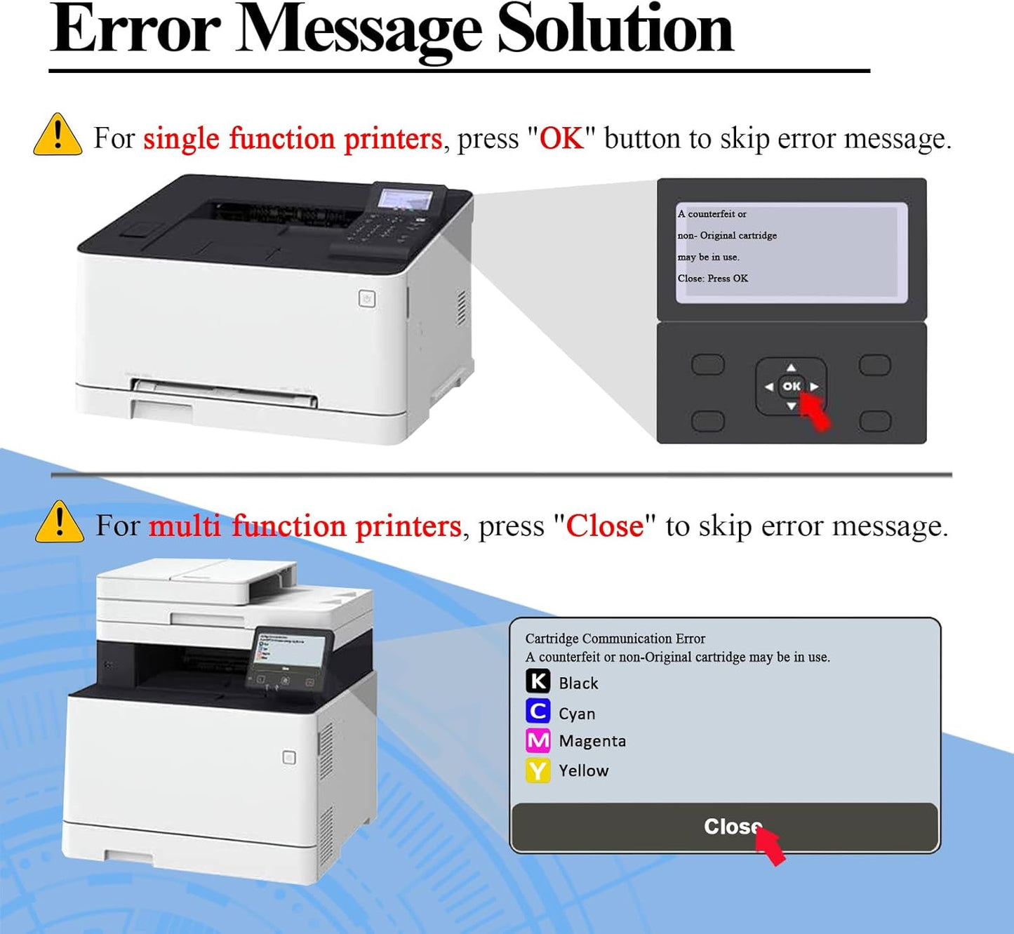 AENERN 302XL Ink Set for HP Black & Color Printing