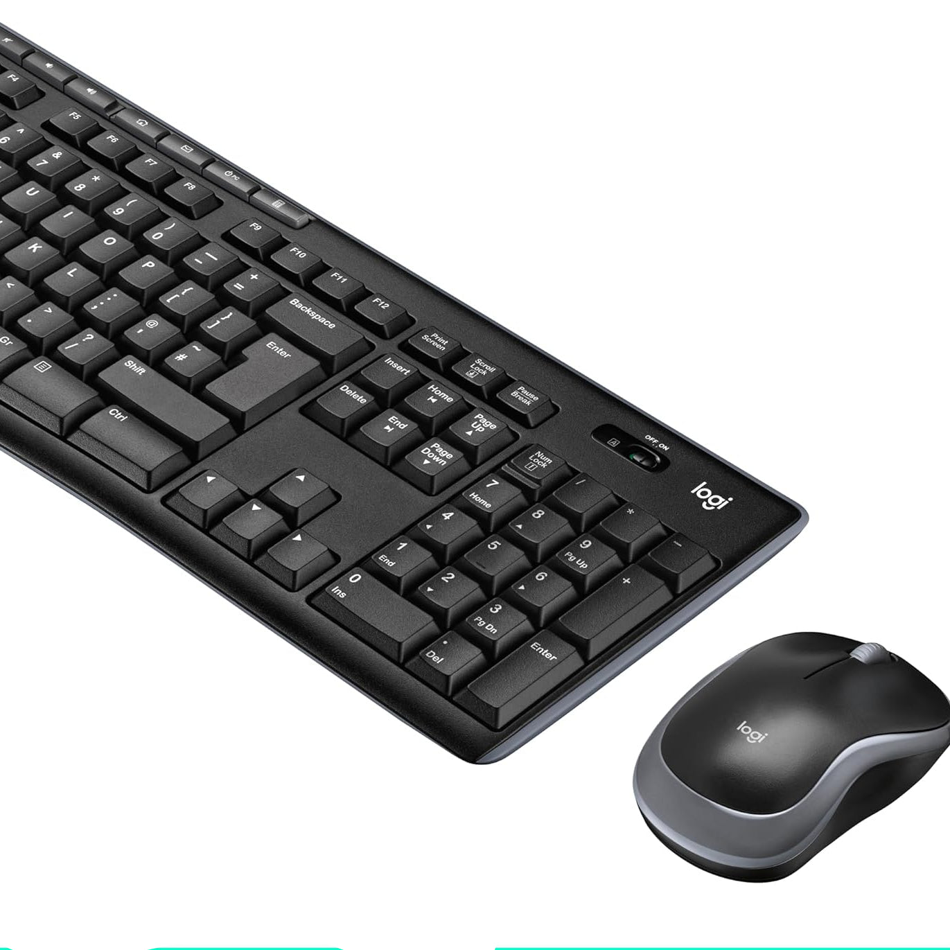 Logitech MK270 Wireless Keyboard and Mouse Combo with Multimedia Keys