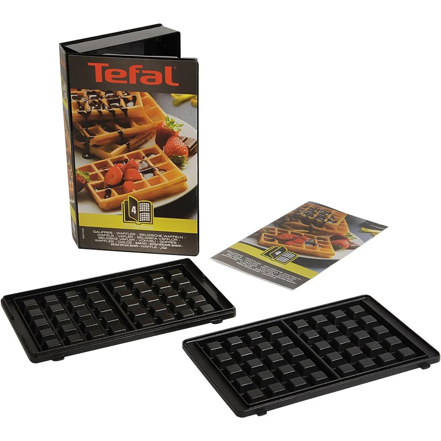Tefal Snack Collection Waffle Plate Set with Recipe Book - Gomix Brands Outlet