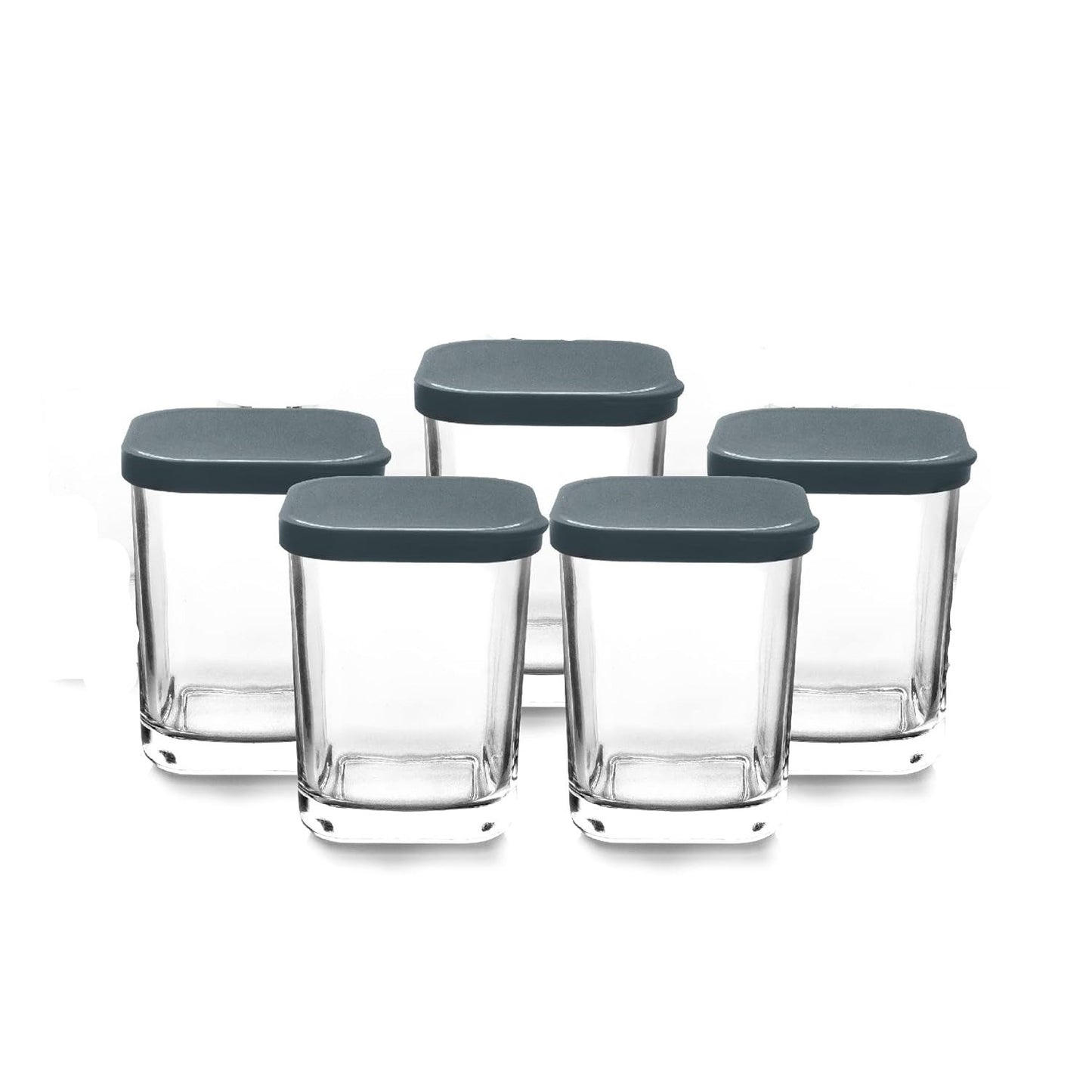 Lacor - 69438 - Yoghurt Maker, Clear Glass, 9 Pieces, Dishwasher Safe, BPA-Free, Capacity: 170 ml