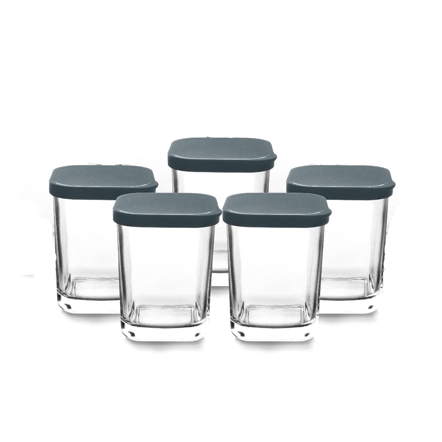 Lacor - 69438 - Yoghurt Maker, Clear Glass, 9 Pieces, Dishwasher Safe, BPA-Free, Capacity: 170 ml