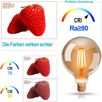 ExtraStar Vintage Edison LED Filament Bulb G95 4W Warm White - Gomix Brands Outlet