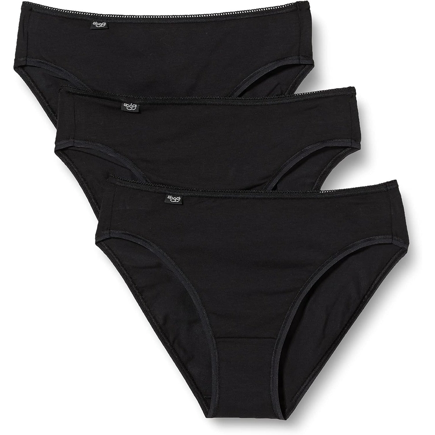 Sloggi Women's 24/7 Cotton H‑Tai C3P High‑Rise Briefs – 3 Pack