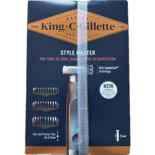 King C. Gillette Style Master Waterproof Beard Trimmer CenterCut