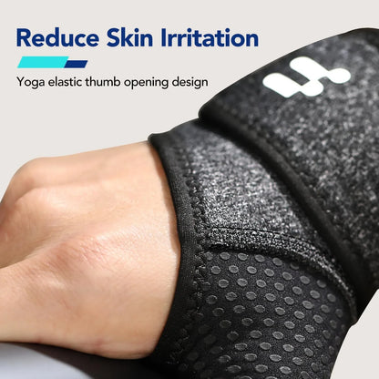 Premium Wrist Brace Pair: Soft Thumb Opening for Carpal Tunnel & Sprains - Gomix Brands Outlet